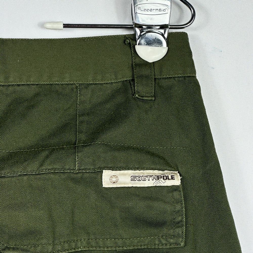 SOUTHPOLE Vintage Mens Utility Cargo Pants 32 x 30 Military Green 82628 - Picture 10 of 13